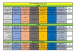 تقویم آموزشی و برنامه زمان بندی انتخاب واحد دانشجویان دوره های کارشناسی وکاردانی در نیمسال اول سال تحصیلی 1402 – 1401 دانشکده فنی و حرفه ای دختران بوشهر 6