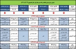 برنامه زمان بندی انتخاب واحد دانشجویان دوره های کارشناسی وکاردانی در نیمسال اول سال تحصیلی 403– 1402 دانشکده فنی و حرفه ای دختران بوشهر 2