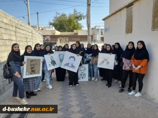 بازدید دانشجویان آموزشکده ملی مهارت دختران بوشهر از موزه تاریخ پزشکی خلیج‌فارس و عمارت دهدشتی 2