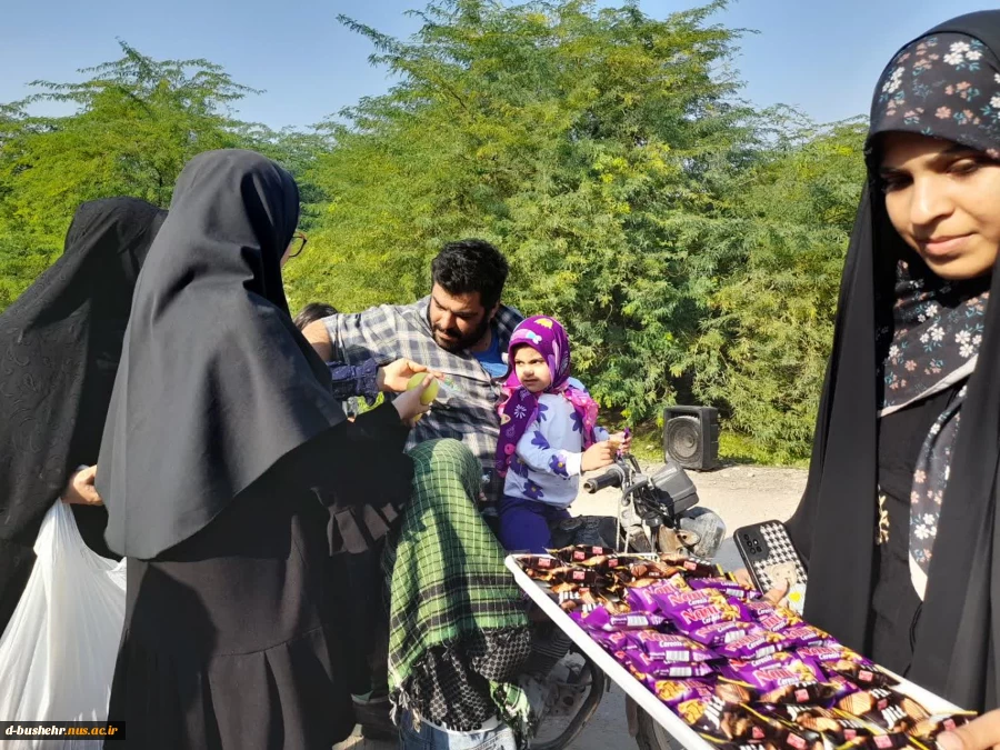 برپایی موکب خدمت رسانی در سالروز شهادت حضرت زهرا(س) توسط آموزشکده ملی مهارت دختران بوشهر 3