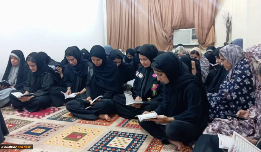 مراسم شهادت رئیس مکتب شیعه حضرت امام جعفر صادق(ع)در خوابگاه طاهره برگزار گردید 4
