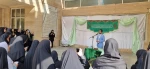 استقبال دانشگاهیان آموزشکده ملی مهارت دختران بوشهر از پرچم متبرک حرم امام رضا(ع) 3