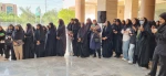 استقبال دانشگاهیان آموزشکده ملی مهارت دختران بوشهر از پرچم متبرک حرم امام رضا(ع) 4