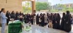 استقبال دانشگاهیان آموزشکده ملی مهارت دختران بوشهر از پرچم متبرک حرم امام رضا(ع) 5