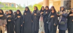 استقبال دانشگاهیان آموزشکده ملی مهارت دختران بوشهر از پرچم متبرک حرم امام رضا(ع) 11