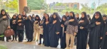استقبال دانشگاهیان آموزشکده ملی مهارت دختران بوشهر از پرچم متبرک حرم امام رضا(ع) 12