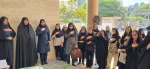 استقبال دانشگاهیان آموزشکده ملی مهارت دختران بوشهر از پرچم متبرک حرم امام رضا(ع) 13