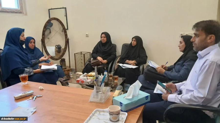جلسه هماهنگی برنامه های کانون بسیج اساتید به ریاست مسئول کانون بسیج اساتید آموزشکده ملی مهارت دختران بوشهر برگزار شد 2