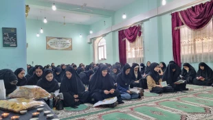 برگزاری ویژه برنامه اولین سالگرد شهید خدمت آیت‌الله سید ابراهیم رئیسی و شهدای خدمت در آموزشکده ملی مهارت دختران بوشهر 3