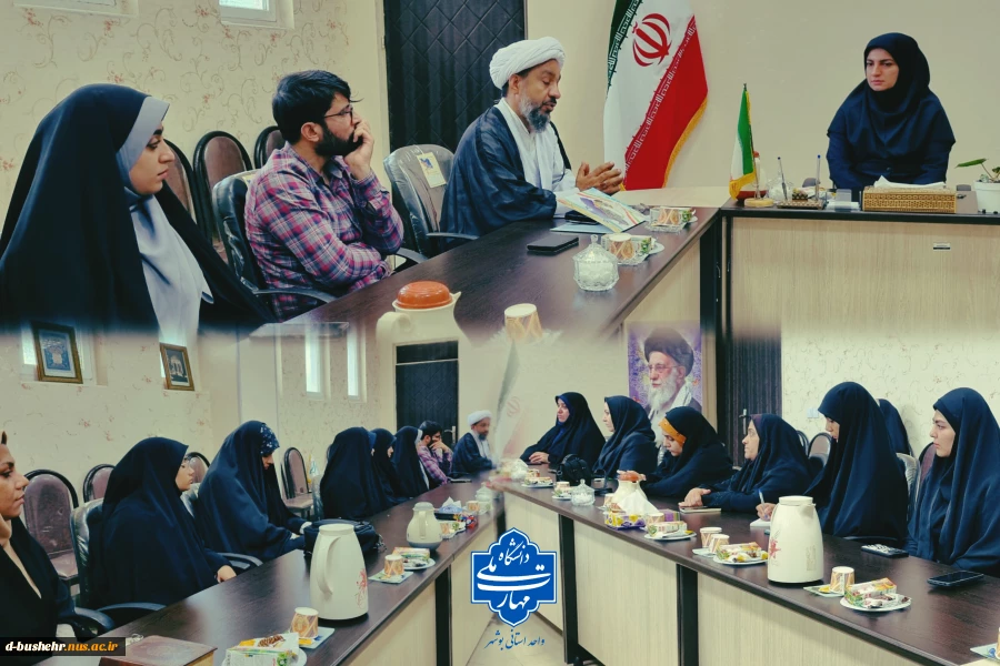برگزاری مراسم معارفه مسئول هیئت مذهبی دانشجویی حضرت رقیه(س) آموزشکده ملی مهارت دختران بوشهر 2