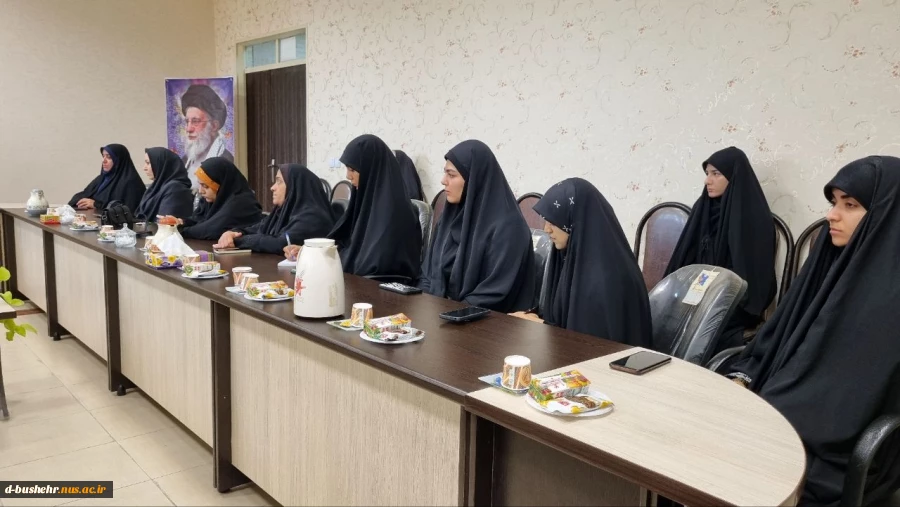برگزاری مراسم معارفه مسئول هیئت مذهبی دانشجویی حضرت رقیه(س) آموزشکده ملی مهارت دختران بوشهر 4