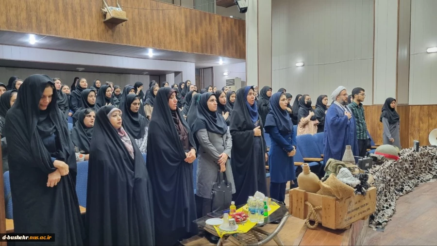سرپرست آموزشکده ملی مهارت دختران بوشهر در دورهمی راهیان نوری های آموزشکده ملی مهارت دختران بوشهر گفت:
مهارت آموزی بدون تعهد و پایبندی به آرمانهای انقلابی به نتیجه مطلوب نمی رسد. 3