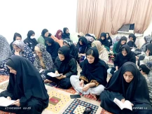 برگزاری مراسم شهادت امام جواد(ع) در نمازخانه خوابگاه طاهره آموزشکده ملی مهارت دختران بوشهر