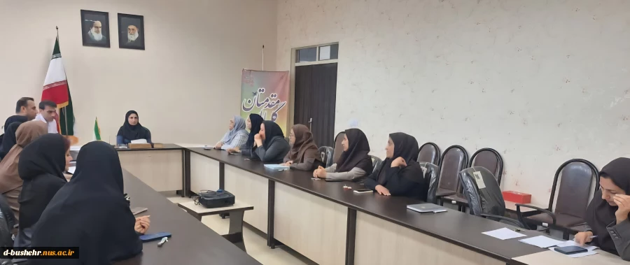 برگزاری جلسه هماهنگی امتحانات نیمسال دوم سال تحصیلی ۴۰۴_۱۴۰۳ آموزشکده ملی مهارت دختران بوشهر 3