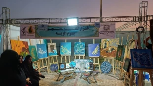 به همت هیئت مذهبی دانشجویی حضرت رقیه(س) آموزشکده ملی مهارت دختران بوشهر؛
برپایی موکب و خدمت رسانی به مردم در مسیر اجتماع کیلومتری غدیر و تجمع حماسی با شعار ایران ذوالفقار علی علیه‌السلام 5