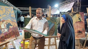 به همت هیئت مذهبی دانشجویی حضرت رقیه(س) آموزشکده ملی مهارت دختران بوشهر؛
برپایی موکب و خدمت رسانی به مردم در مسیر اجتماع کیلومتری غدیر و تجمع حماسی با شعار ایران ذوالفقار علی علیه‌السلام 6