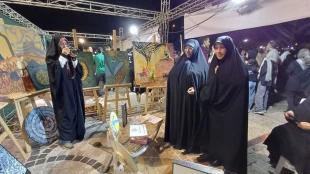 به همت هیئت مذهبی دانشجویی حضرت رقیه(س) آموزشکده ملی مهارت دختران بوشهر؛
برپایی موکب و خدمت رسانی به مردم در مسیر اجتماع کیلومتری غدیر و تجمع حماسی با شعار ایران ذوالفقار علی علیه‌السلام 7