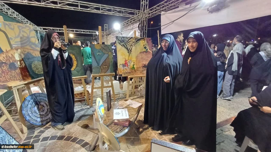به همت هیئت مذهبی دانشجویی حضرت رقیه(س) آموزشکده ملی مهارت دختران بوشهر؛
برپایی موکب و خدمت رسانی به مردم در مسیر اجتماع کیلومتری غدیر و تجمع حماسی با شعار ایران ذوالفقار علی علیه‌السلام 7