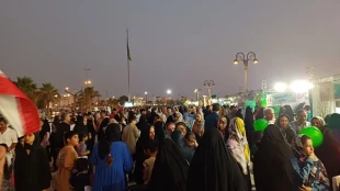 به همت هیئت مذهبی دانشجویی حضرت رقیه(س) آموزشکده ملی مهارت دختران بوشهر؛
برپایی موکب و خدمت رسانی به مردم در مسیر اجتماع کیلومتری غدیر و تجمع حماسی با شعار ایران ذوالفقار علی علیه‌السلام 8