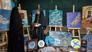 به همت هیئت مذهبی دانشجویی حضرت رقیه(س) آموزشکده ملی مهارت دختران بوشهر؛
برپایی موکب و خدمت رسانی به مردم در مسیر اجتماع کیلومتری غدیر و تجمع حماسی با شعار ایران ذوالفقار علی علیه‌السلام 11