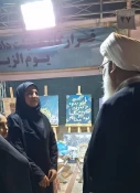 به همت هیئت مذهبی دانشجویی حضرت رقیه(س) آموزشکده ملی مهارت دختران بوشهر؛
برپایی موکب و خدمت رسانی به مردم در مسیر اجتماع کیلومتری غدیر و تجمع حماسی با شعار ایران ذوالفقار علی علیه‌السلام 2