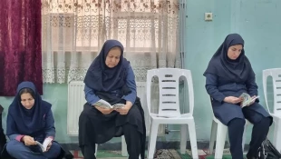 مراسم سوگواری سرور و سالار شهیدان حضرت اباعبدالله الحسین علیه السلام در آموزشکده دختران بوشهر 5
