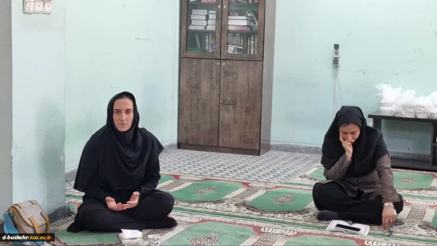 مراسم سوگواری سرور و سالار شهیدان حضرت اباعبدالله الحسین علیه السلام در آموزشکده دختران بوشهر 6
